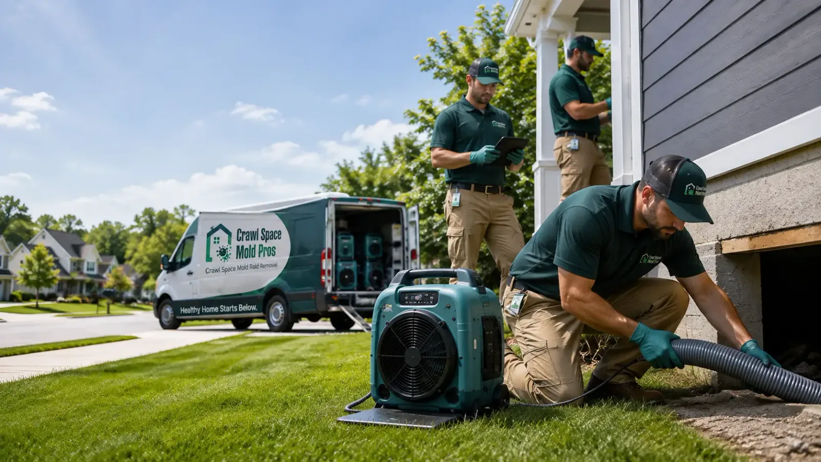 Crawl Space Mold Removal in Cleveland, MN